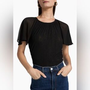 Veronica Beard Arisa Mixed Media Top